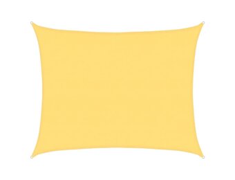 vidaXL Zonnezeil Beige 6x8m HDPE - 52% Korting!