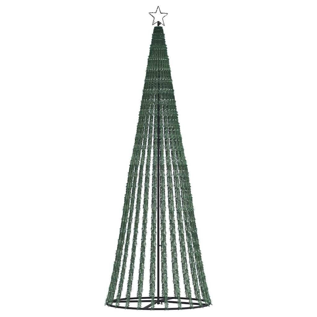 vidaXL LED-kerstboom 247 cm Koud Wit - 75% Korting