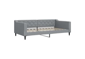 VidaXL Slaapbank 100x200cm Stof Lichtgrijs | -65%