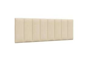 vidaXL Hoofdbordkussen Hanko Crèmekleurig (140cm) - 62% Korting!