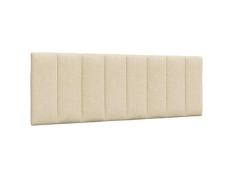 vidaXL Hoofdbordkussen Hanko Crèmekleurig (140cm) - 62% Korting!