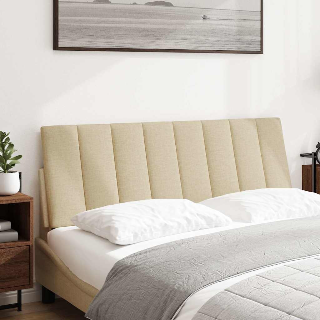 vidaXL Hoofdbordkussen Hanko Crèmekleurig (140cm) - 62% Korting!