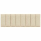 vidaXL Hoofdbordkussen Hanko Crèmekleurig (140cm) - 62% Korting!