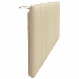 vidaXL Hoofdbordkussen Hanko Crèmekleurig (140cm) - 62% Korting!