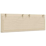 vidaXL Hoofdbordkussen Hanko Crèmekleurig (140cm) - 62% Korting!