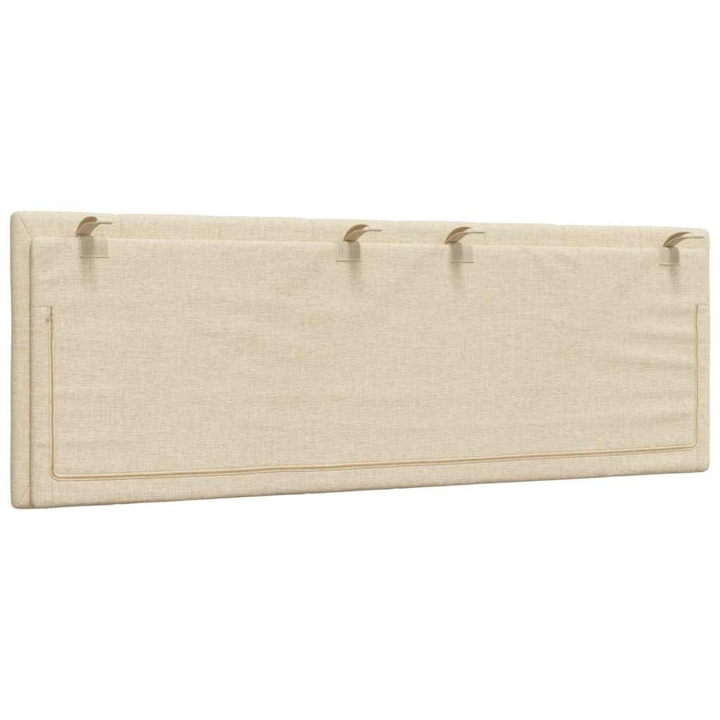 vidaXL Hoofdbordkussen Hanko Crèmekleurig (140cm) - 62% Korting!