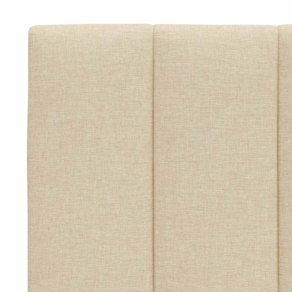 vidaXL Hoofdbordkussen Hanko Crèmekleurig (140cm) - 62% Korting!