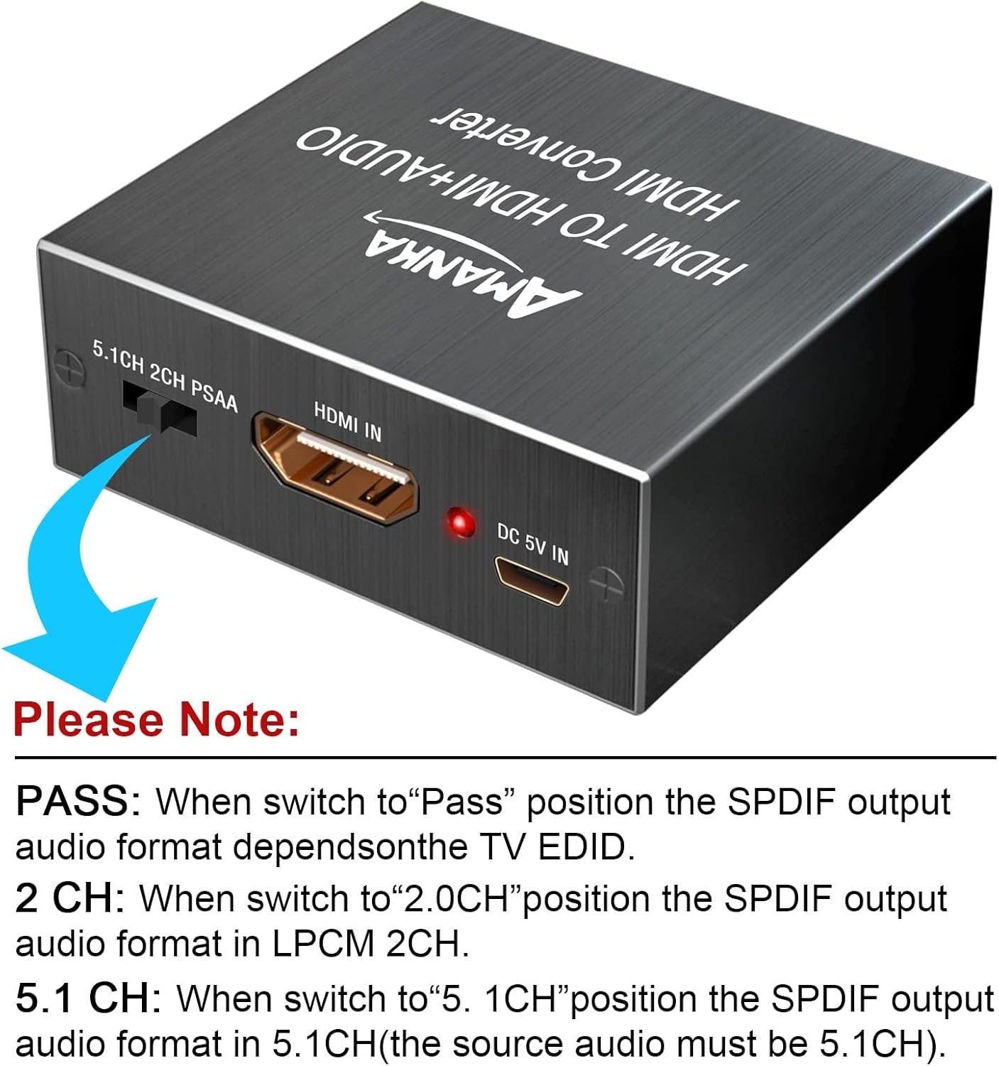 HDMI Audio Extractor 4K - 48% Korting