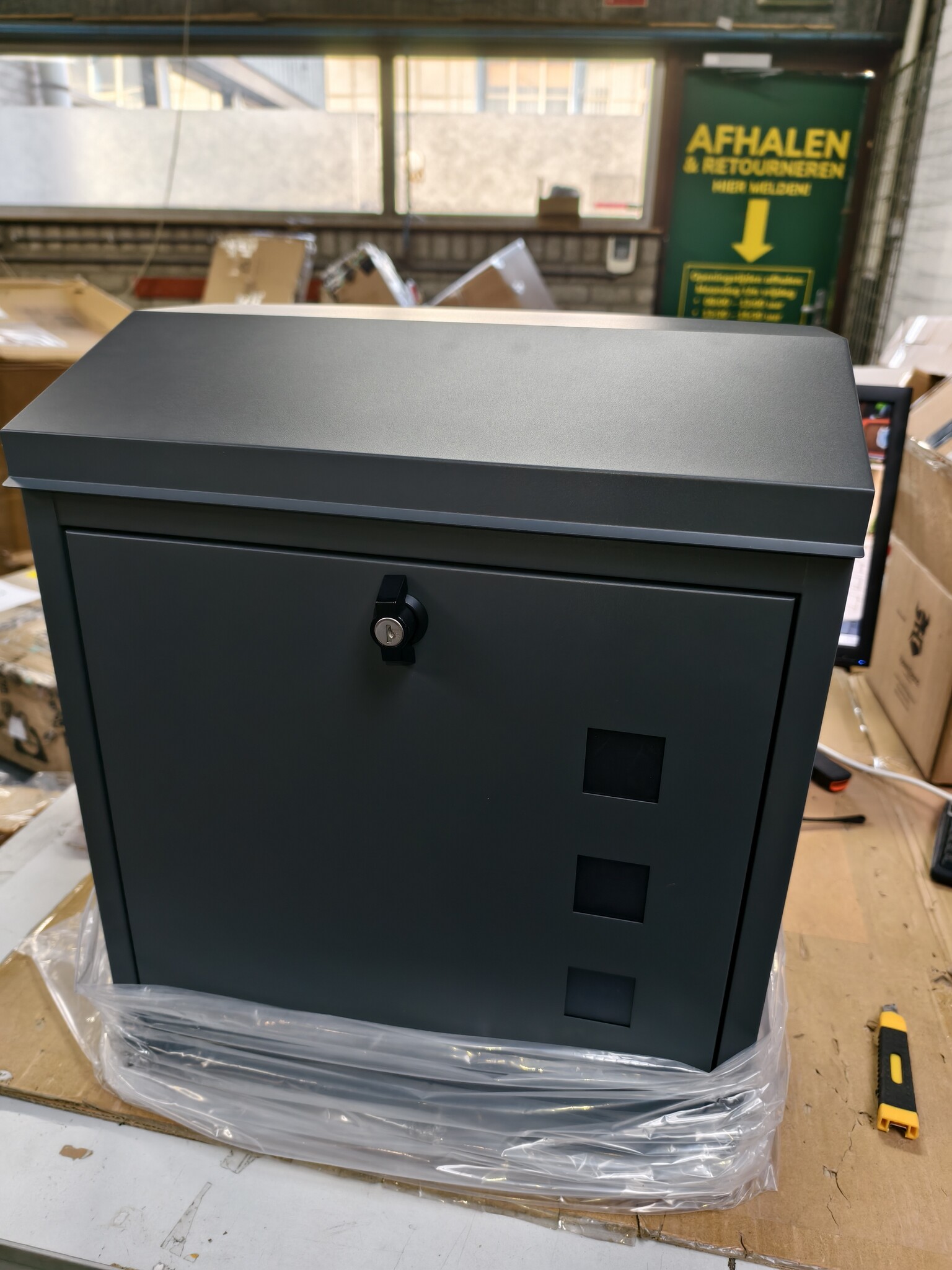 Pakketbrievenbus Wandmodel Antraciet (59% Korting)