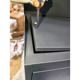 Pakketbrievenbus - wand - 43x24x52 cm - staal - antraciet