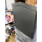 Pakketbrievenbus - wand - 43x24x52 cm - staal - antraciet