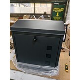 Pakketbrievenbus - wand - 43x24x52 cm - staal - antraciet