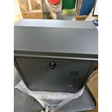 Pakketbrievenbus - wand - 43x24x52 cm - staal - antraciet