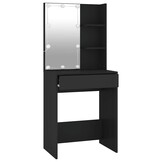 VidaXL Kaptafel met LED-verlichting (Zwart) - 46% Korting!