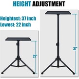 Verstelbare Projectorstandaard met Lade, 61-102 cm Hoogte