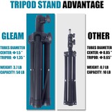 Verstelbare Projectorstandaard met Lade, 61-102 cm Hoogte