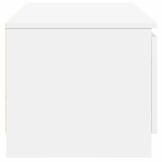 vidaXL Tv-meubel 140x40x35,5 cm bewerkt hout wit