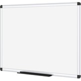 VIZ-PRO Droog Veeg Magnetisch Whiteboard, Zilver Aluminium Frame, 60 x 45 cm