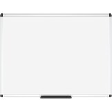 VIZ-PRO Droog Veeg Magnetisch Whiteboard, Zilver Aluminium Frame, 60 x 45 cm
