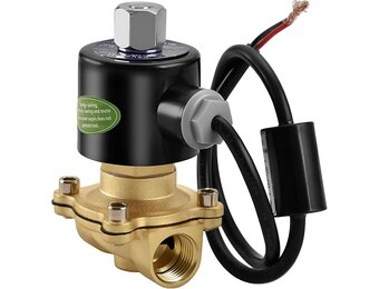 Heschen messing elektromagneetventiel 2WK160-15 PT1/2 DC 12V directe werking water lucht gas-sluiter