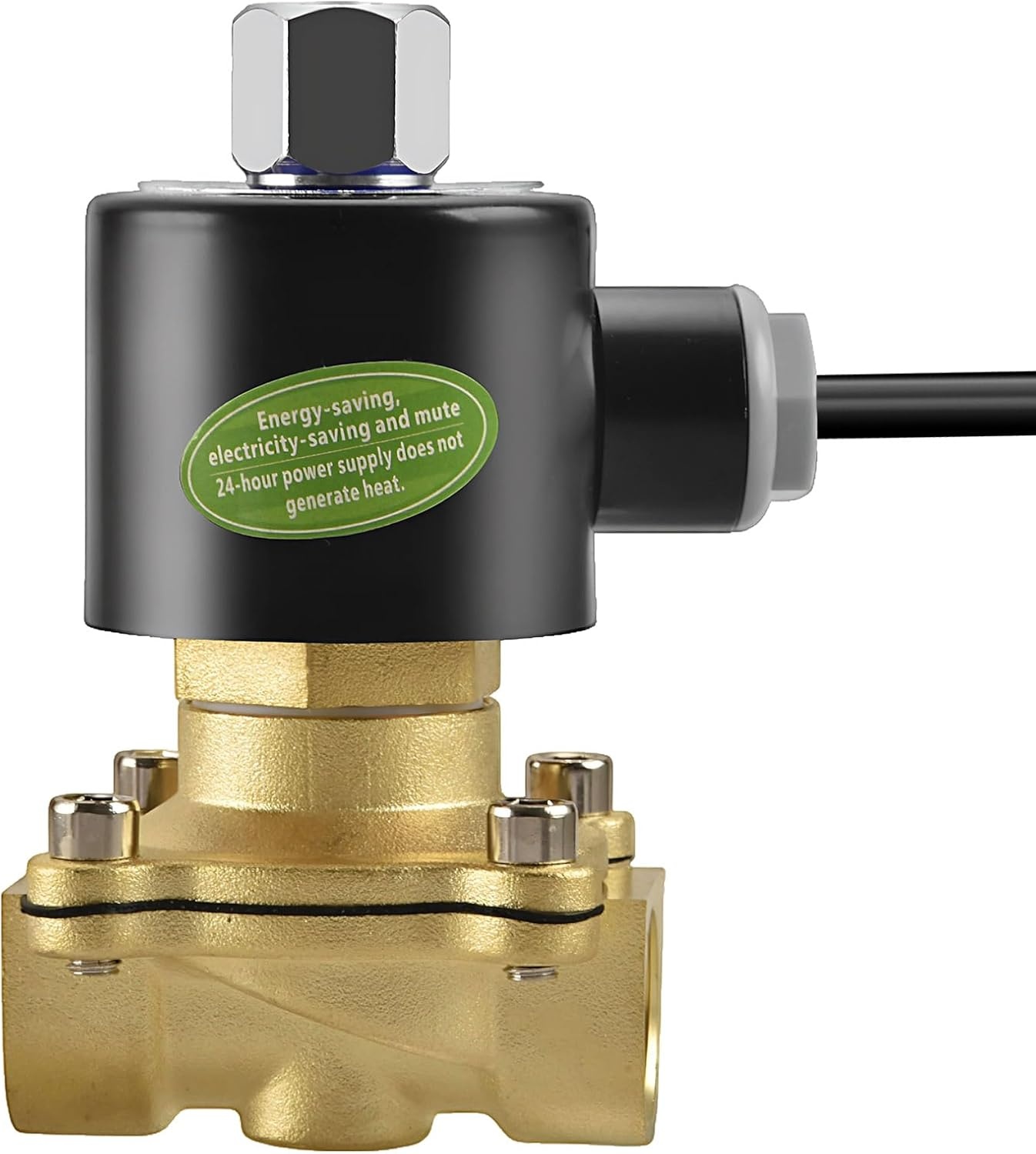 Heschen messing elektromagneetventiel 2WK160-15 PT1/2 DC 12V directe werking water lucht gas-sluiter