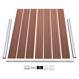 vidaXL Schuttingpaneel HKC 180x146 cm Bruin - 68% Korting!