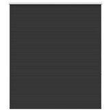 vidaXL Rolgordijn verduisterend 135x150 cm stofbreedte 131,6 cm zwart