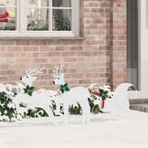 vidaXL LED Rendieren Decoratie 3 stuks Koud Wit - 36% Korting!