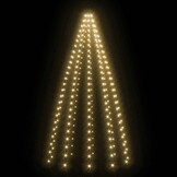 vidaXL Kerstboomverlichting 250 LED's - Warmwit, 60% Korting
