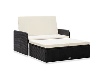 VidaXL Loungeset Zwart (47% Korting!)