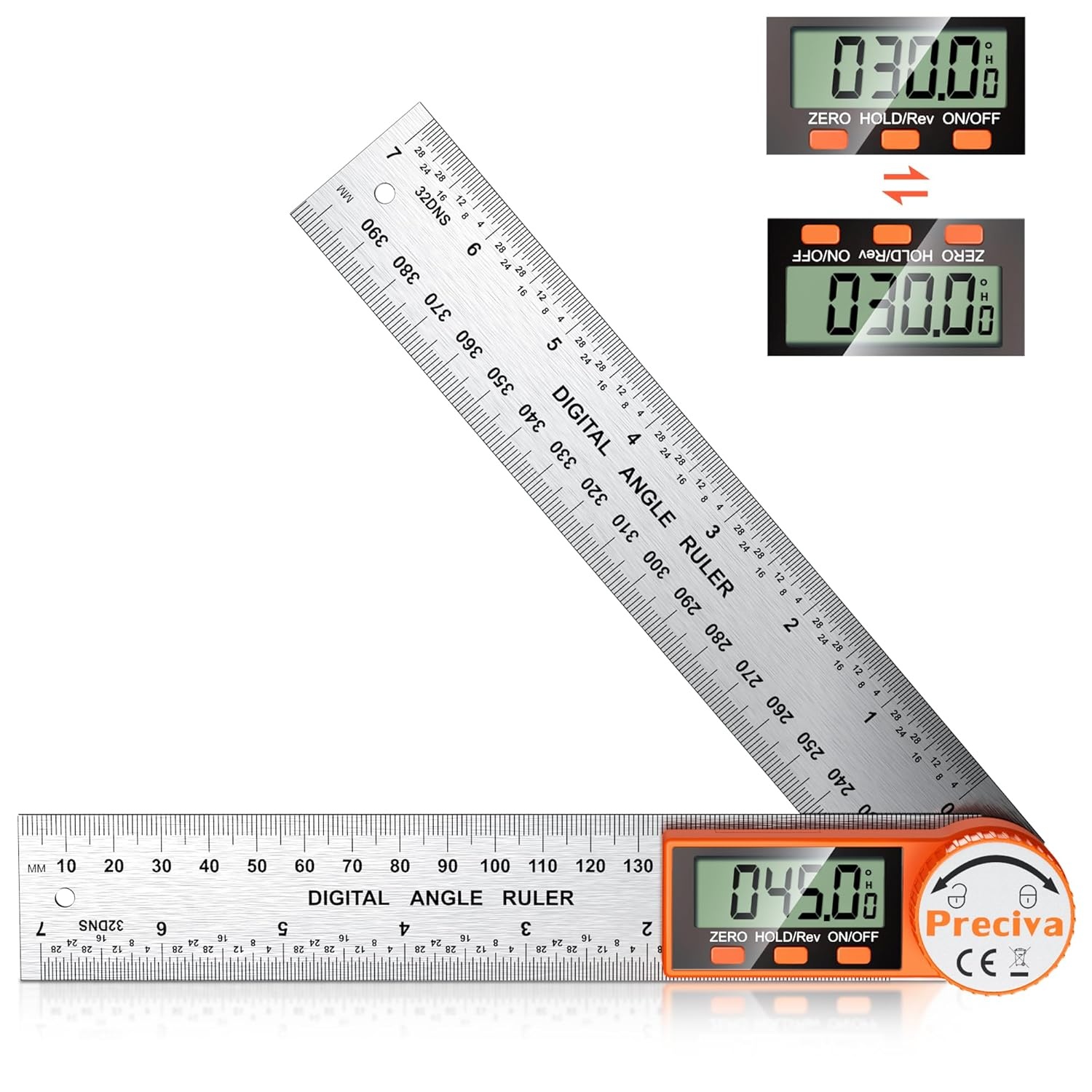 Digitale Grad enboog 400mm RVS - 32% Korting