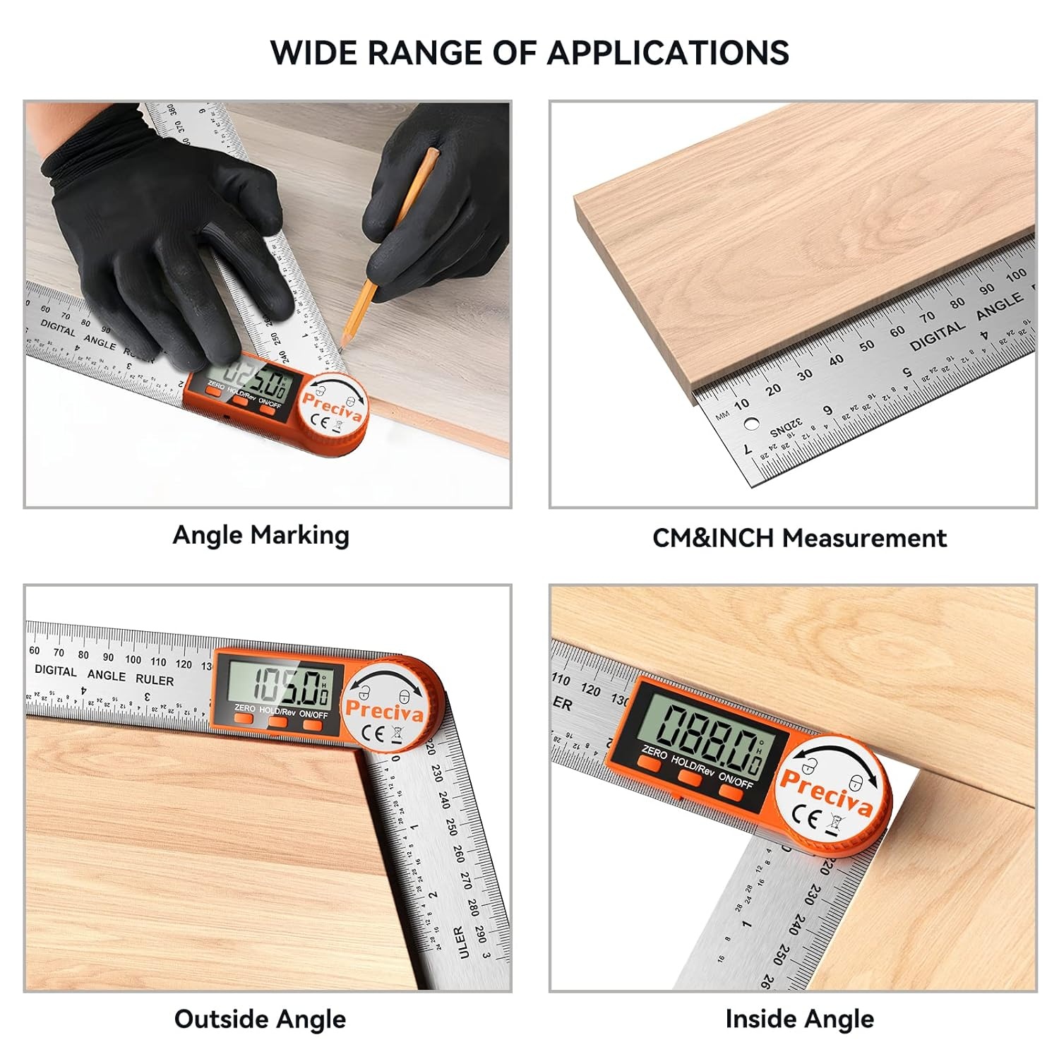 Digitale Grad enboog 400mm RVS - 32% Korting