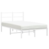 vidaXL Bedframe Metaal Wit - 34% Korting!
