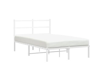 vidaXL Bedframe Metaal Wit - 34% Korting!