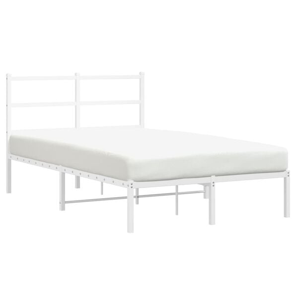 vidaXL Bedframe Metaal Wit - 34% Korting!