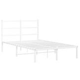 vidaXL Bedframe Metaal Wit - 34% Korting!