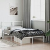 vidaXL Bedframe Metaal Wit - 34% Korting!