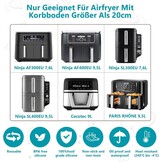 Siliconen Airfryer Vormen (5 stuks) - Dual Zone - 54% Korting