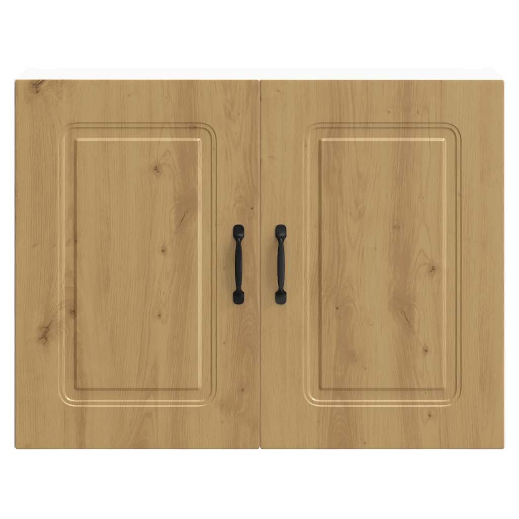 Keukenwandkast Kalmar bewerkt hout, 60% korting!