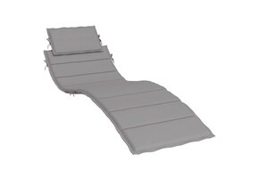 VidaXL Ligbedkussen Grijs - 40% Korting!