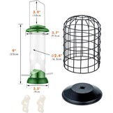 Eekhoornvrije Vogelvoeder (Groen, 20cm) - 28% Korting!