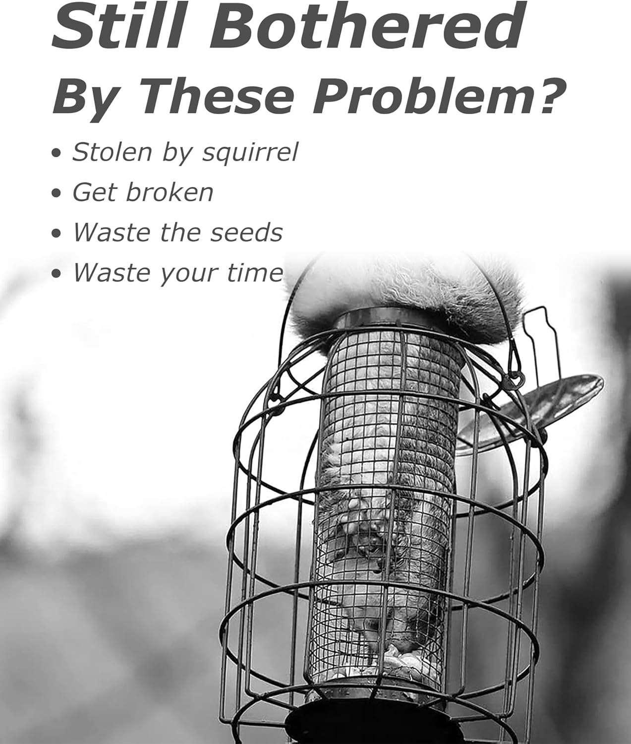 Eekhoornvrije Vogelvoeder (Groen, 20cm) - 28% Korting!