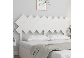 vidaXL Hoofdbord Grenenhout Wit (159,5cm) - 67% Korting!