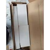 vidaXL Hoofdbord Grenenhout Wit (159,5cm) - 67% Korting!