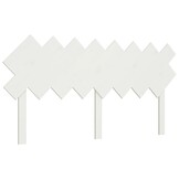 vidaXL Hoofdbord Grenenhout Wit (159,5cm) - 67% Korting!