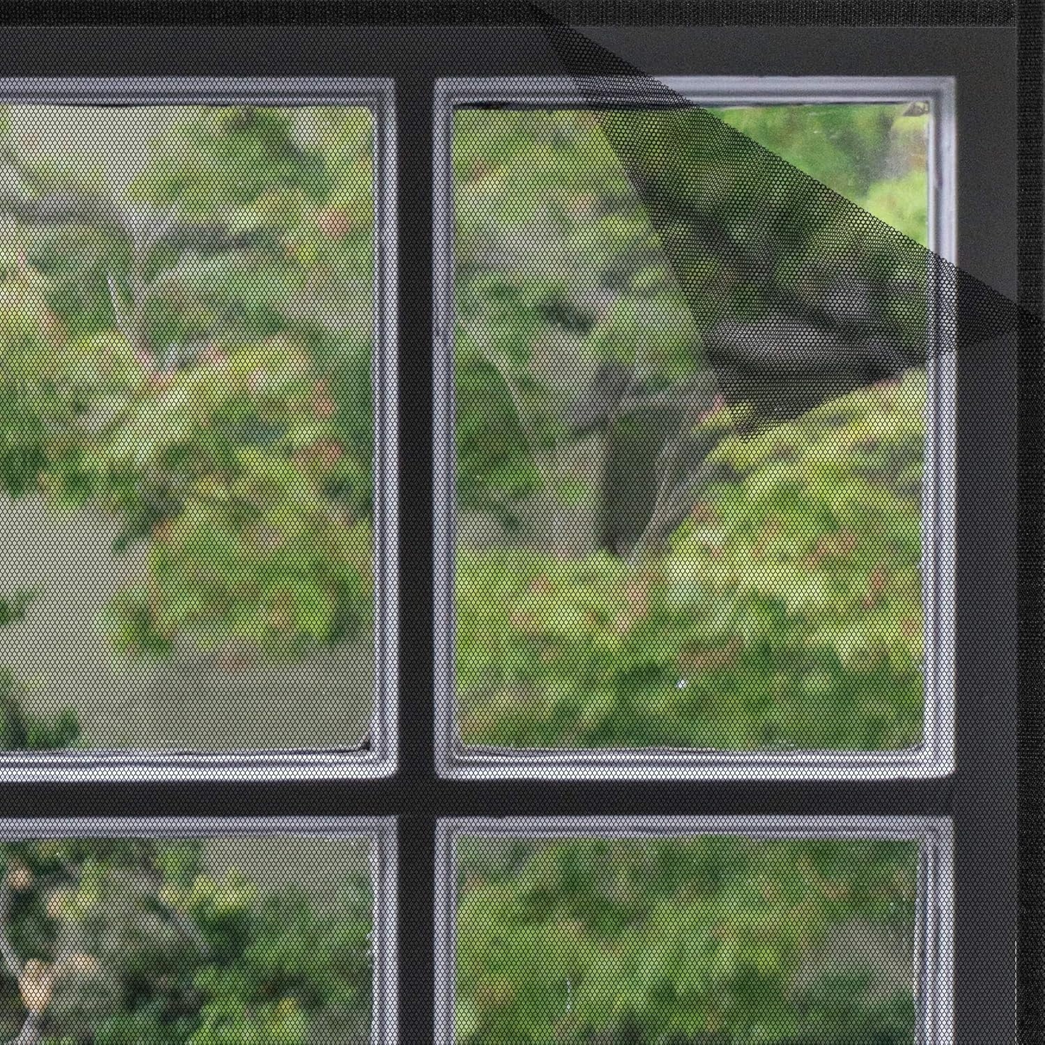 Horrengaas Gordijn Zwart 130x150 cm (23% Korting)