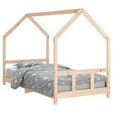 vidaXL Kinderbedframe Grenenhout 90x200 cm - 30% Korting!