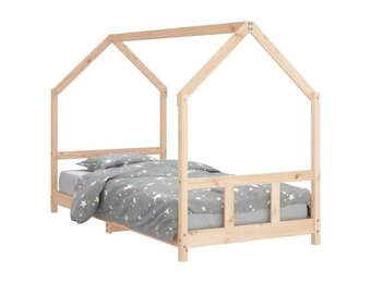 vidaXL Kinderbedframe Grenenhout 90x200 cm - 30% Korting!