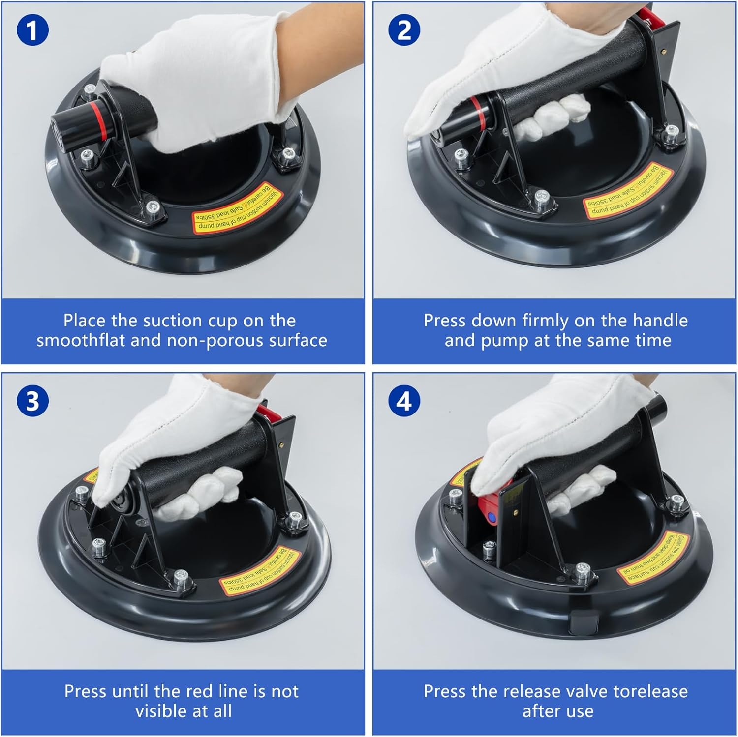 2x Vacuüm Glaslifter (200kg) + Gereedschapskist - 29% Korting!