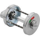 WC-Rozet RVS | Vrij/Bezet Indicator Gesatineerd | 27% Korting